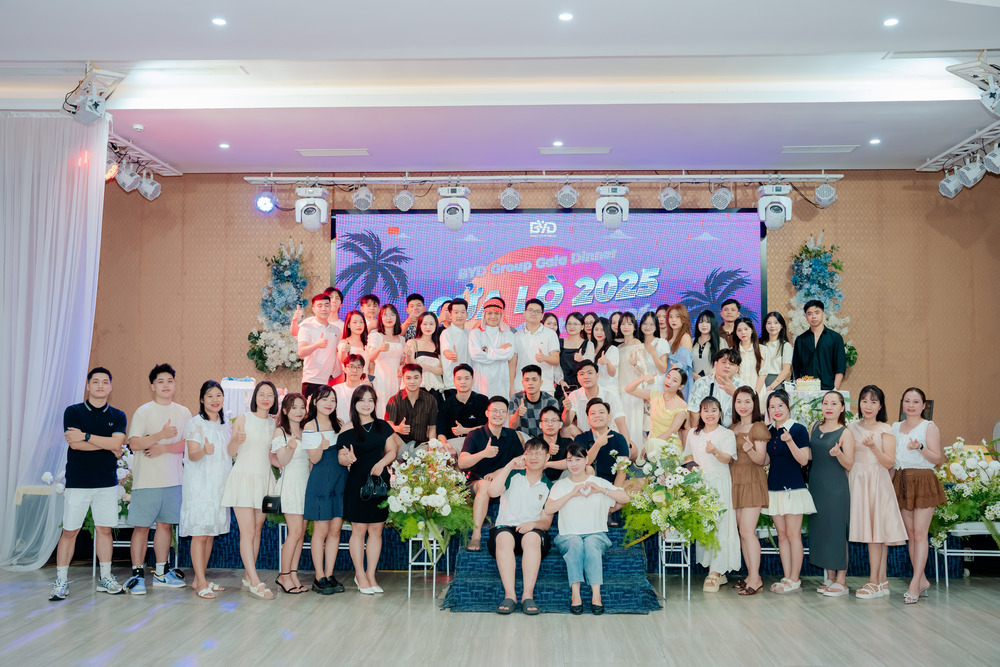 Một đêm Gala đáng nhớ cùng công ty BYD tại Meliá Vinpearl Cửa Hội